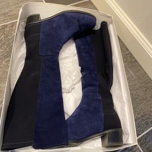 Runs Big! Stuart Weitzman 5050 Blue Suede TTK